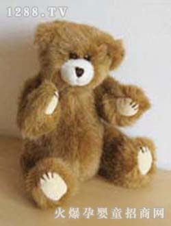 祺夢毛絨玩具棕色泰迪熊