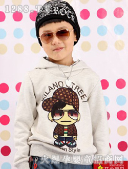 開(kāi)心寶貝灰色童裝