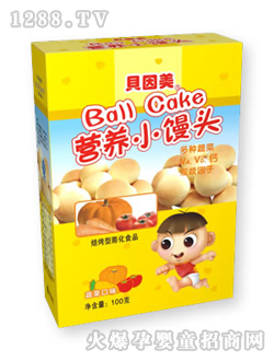 貝因美營(yíng)養(yǎng)蔬菜口味小饅頭