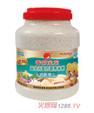 番茄寶寶益生元潤腸淮山米粉850g