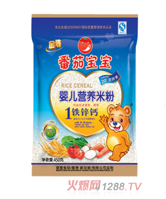 番茄寶寶鐵鋅鈣yinge米粉450g