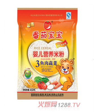 番茄寶寶魚肉蔬菜yinge米粉450g