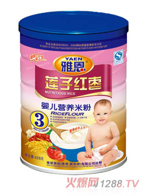 雅恩蓮子紅棗yinge營(yíng)養(yǎng)米粉428g