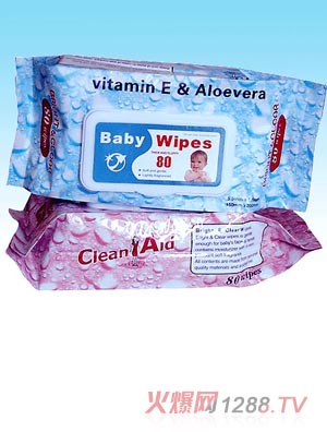 yinge濕巾80片加蓋