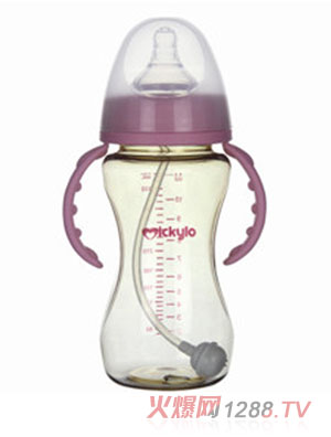 米奇樂(lè)PPSU寬口自動(dòng)奶瓶330ml