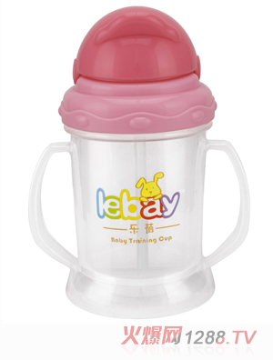 樂蓓yingye學飲杯6913A紅色