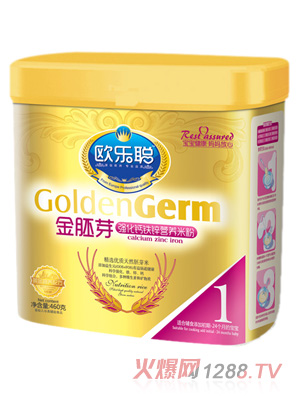 歐樂聰金胚芽強(qiáng)化鈣鐵鋅營養(yǎng)米粉1段