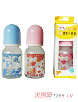 嬰健4安直身玻璃奶瓶
