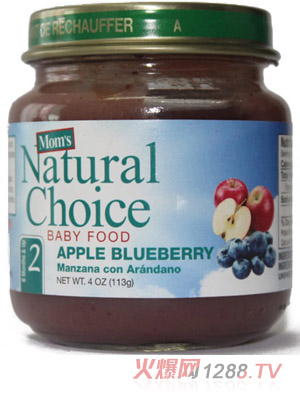 瑪歐仕yingye蘋(píng)果藍(lán)莓果泥