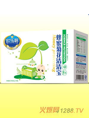 歐樂聰盒裝蜂蜜菊花清清寶沖劑