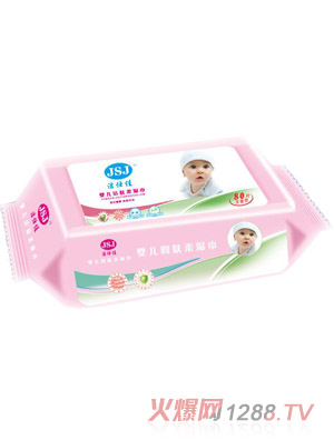 潔仕佳yinge潔膚柔濕巾80片