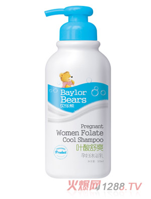 貝樂(lè)熊葉酸舒爽yunf沐浴乳320ML