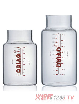 歐標雙層奶瓶玻璃瓶配件