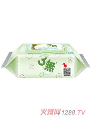 3無yinge濕巾蓋裝80抽