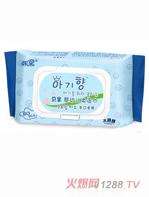 禾采yingye柔濕巾80片加蓋啟封裝