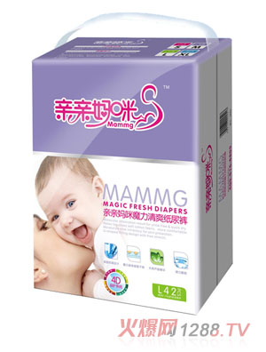 親親媽咪魔力清爽大包裝紙尿褲L42片