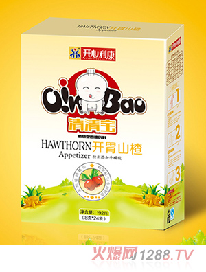 開(kāi)心利康開(kāi)胃山楂清清寶盒裝