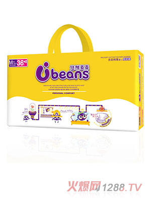 悠然豆豆半芯體輕柔棉薄yinge紙尿褲M38片