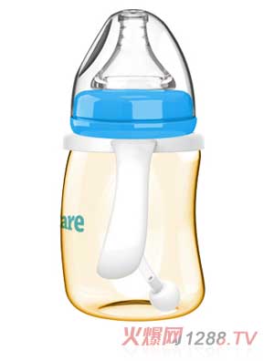 伊斯卡爾180mlPPSU企鵝自動(dòng)哺乳瓶（藍(lán)）