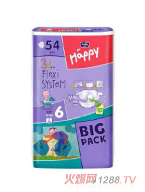 貝拉寶貝yingye紙尿褲6號(hào)54片