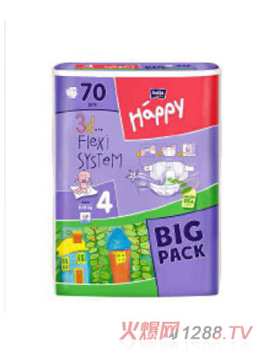 貝拉寶貝yingye紙尿褲4號(hào)70片