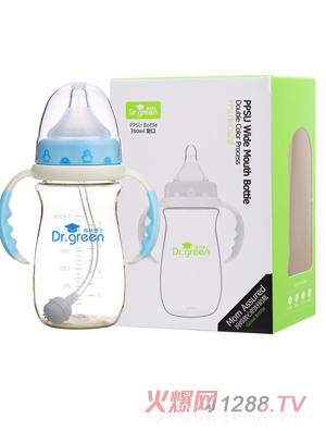 ���ֲ�ʿPPSU������ƿ350ML�{(l��n)ɫ