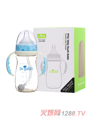 ���ֲ�ʿPPSU������ƿ300ML�{(l��n)ɫ