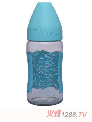 高硼硅玻璃奶瓶（圖案）