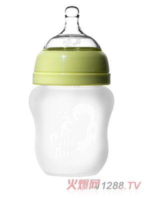 福帝愛(ài)迪吸管奶瓶160ml綠色