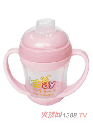 陽光兔yinge軟嘴訓練杯180ML粉色