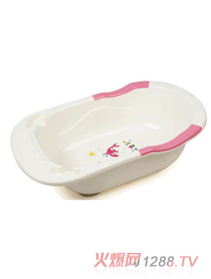 陽光兔yinge沐浴盆白色粉底