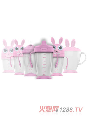 綠糖生活蜂蜜兔子水杯280ml