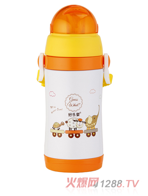 好樂嬰背帶水杯橙色