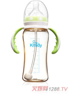 可米迪PPSU自動(dòng)奶瓶300ml綠色