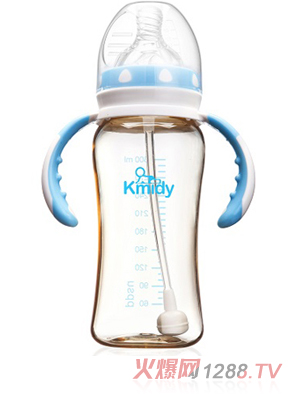 可米迪PPSU自動(dòng)奶瓶300ml藍(lán)色