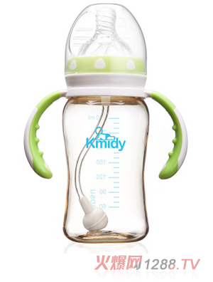 可米迪PPSU自動(dòng)奶瓶240ml綠色