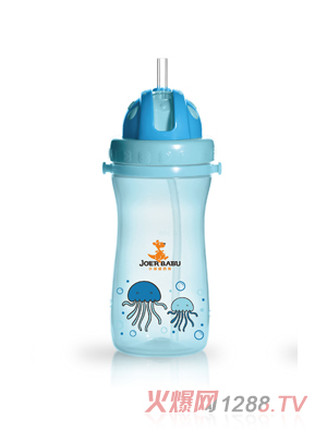 小袋鼠巴布寶寶運動水壺450ml藍色