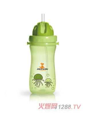 小袋鼠巴布寶寶運動水壺450ml綠色