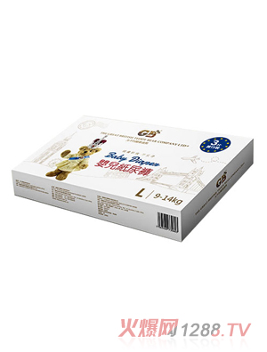 大不列顛泰迪熊大環(huán)腰紙尿褲L碼-旅行裝