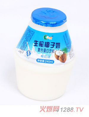 果不離生榨椰子奶瓶裝
