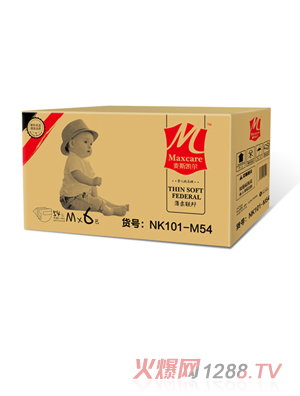 麥斯凱爾yinge紙尿褲M54 6包