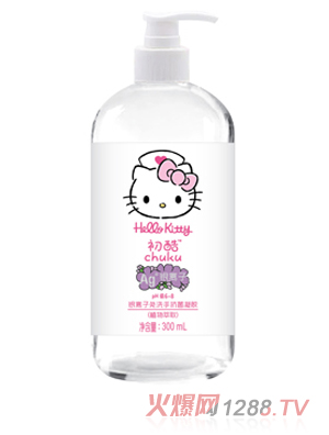 Hello Kitty初酷銀離子免洗手消毒凝膠（植物萃?。?00ml