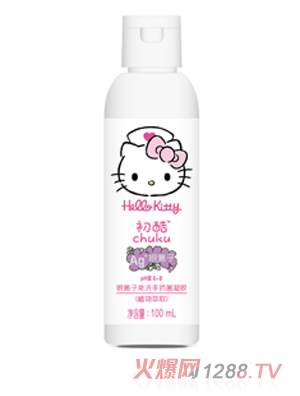 Hello Kitty初酷銀離子免洗手抗菌凝膠（植物萃?。?00ml