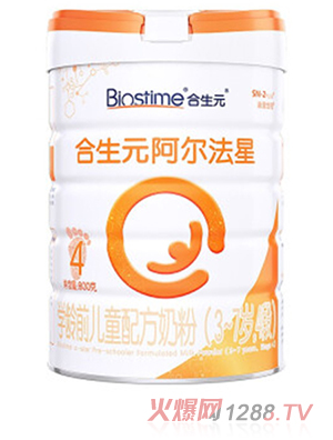 合生元阿爾法星學(xué)齡前兒童配方奶粉（3-7歲，4段）