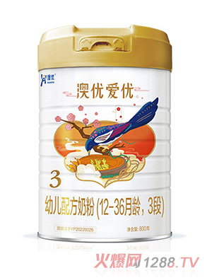澳優(yōu)愛優(yōu)youe配方奶粉（12-36月齡，3段）