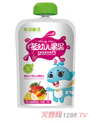 林語童話yingye果泥 蘋果香蕉胡蘿卜泥