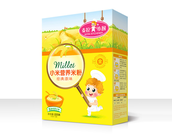 麥拉小廚-小米營養(yǎng)米粉盒裝-經典原味