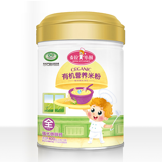 麥拉小廚-有機米粉罐裝-強化鈣鐵鋅