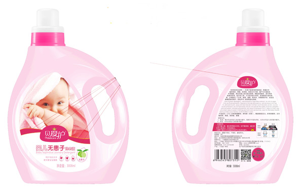 貝愛護嬰兒無患子洗衣��?008ml