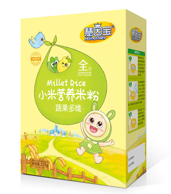 慧因?qū)毷吖嗑S盒裝小米營(yíng)養(yǎng)米粉